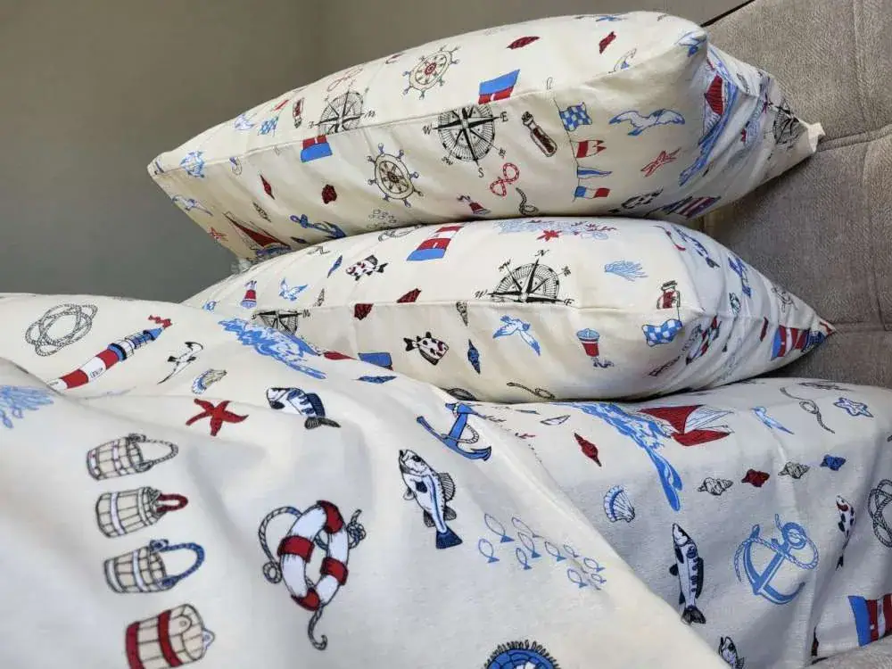 Дитяча постільна білизна з фланелі Мореплавець, Turkish flannel (5)