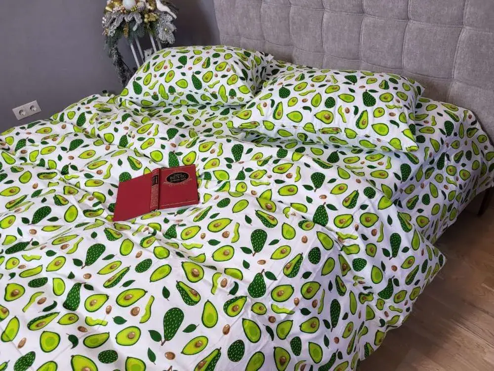 Комплект постільної білизни з фланелі Авокадо, Turkish flannel (3)