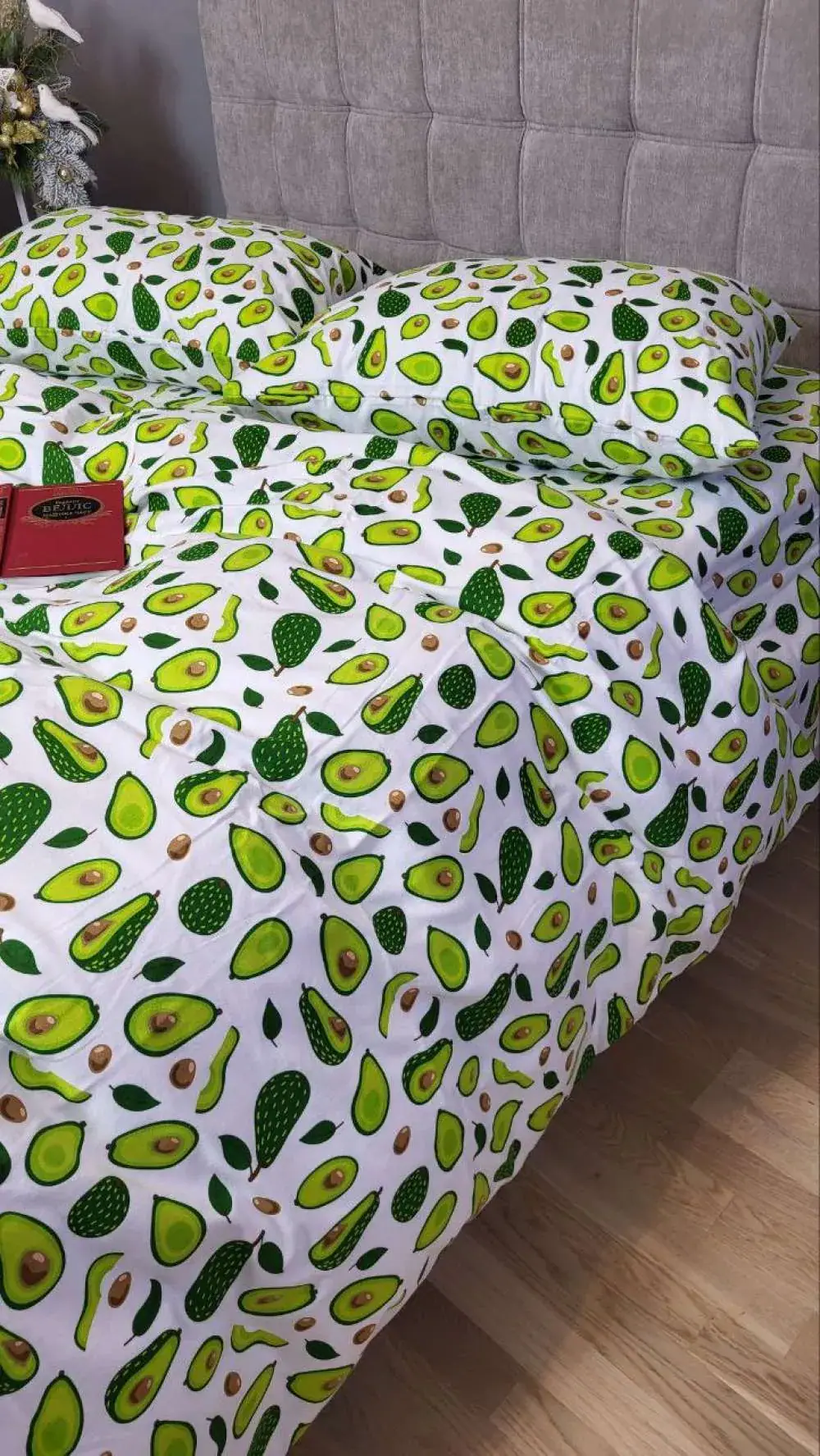 Комплект постільної білизни з фланелі Авокадо, Turkish flannel (4)