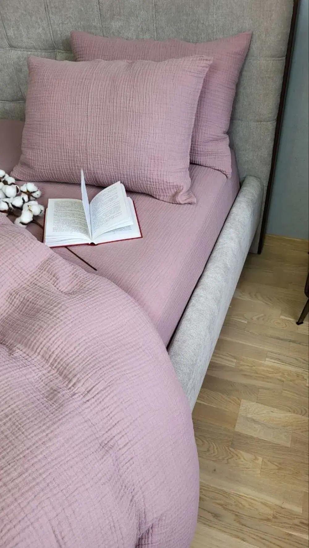 Літнє покривало ORCHID ROSE, MUSLIN (2)