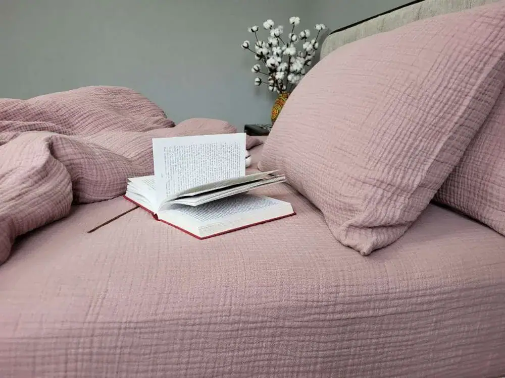 Літнє покривало ORCHID ROSE, MUSLIN (4)