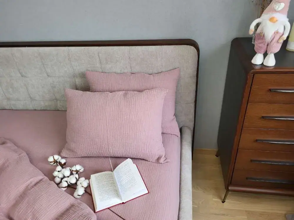 Літнє покривало ORCHID ROSE, MUSLIN (5)
