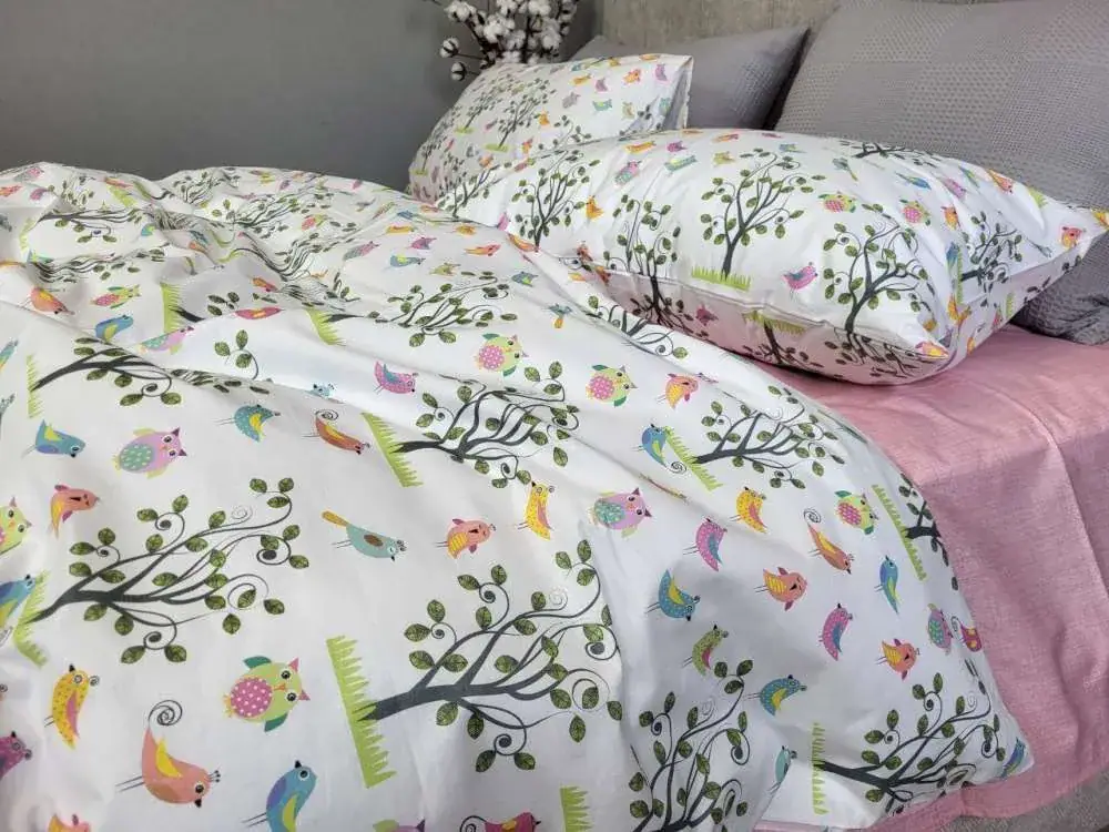 Детское постельное белье Птенчики, cotton Цельн. (2)