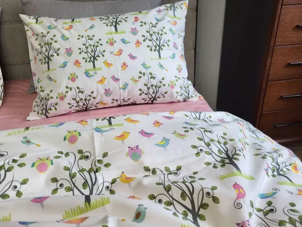 Детское постельное белье Птенчики, cotton Цельн. (7)
