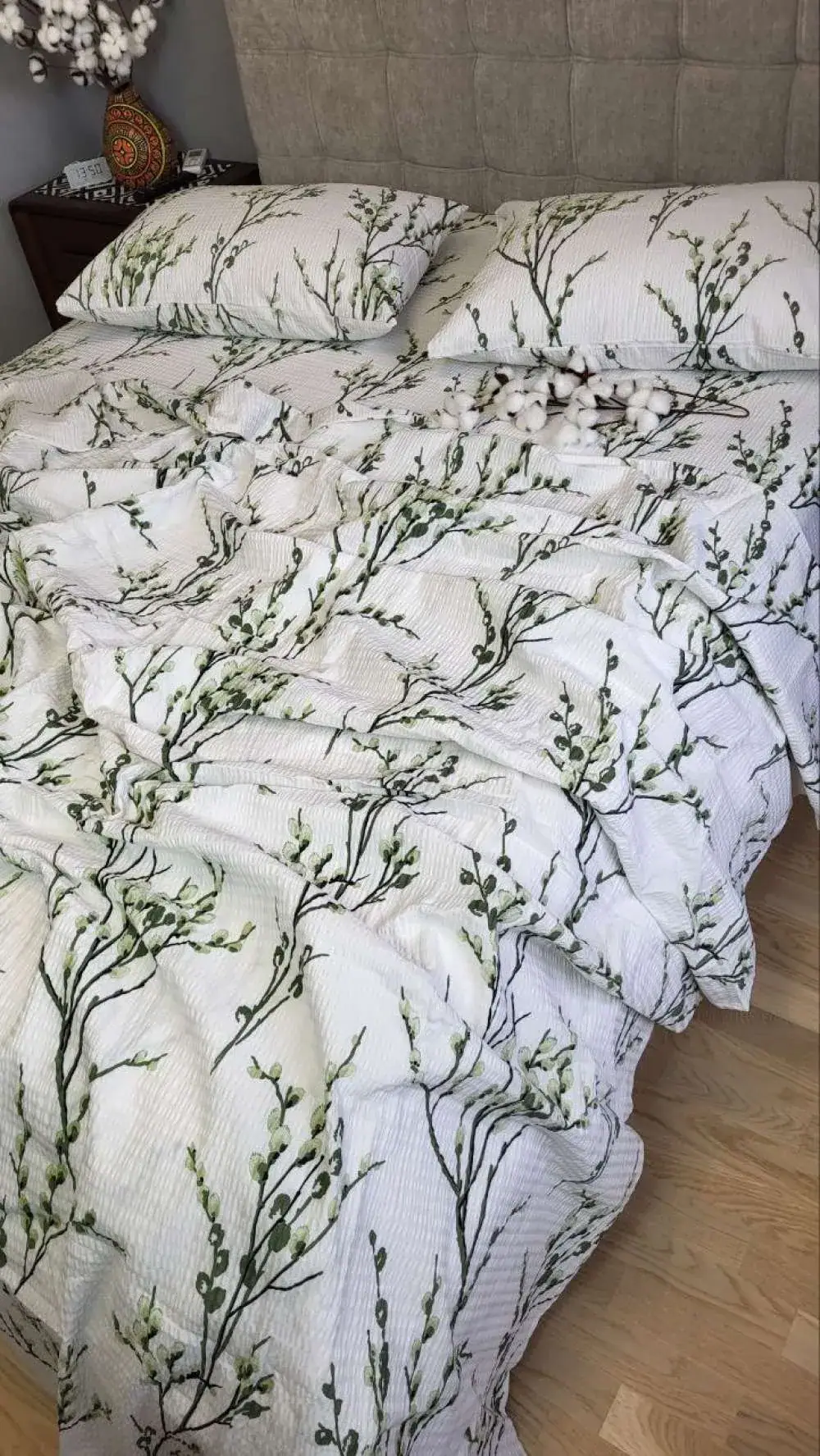 Комплект елітної постільної білизни Котики, GOFRE (7)