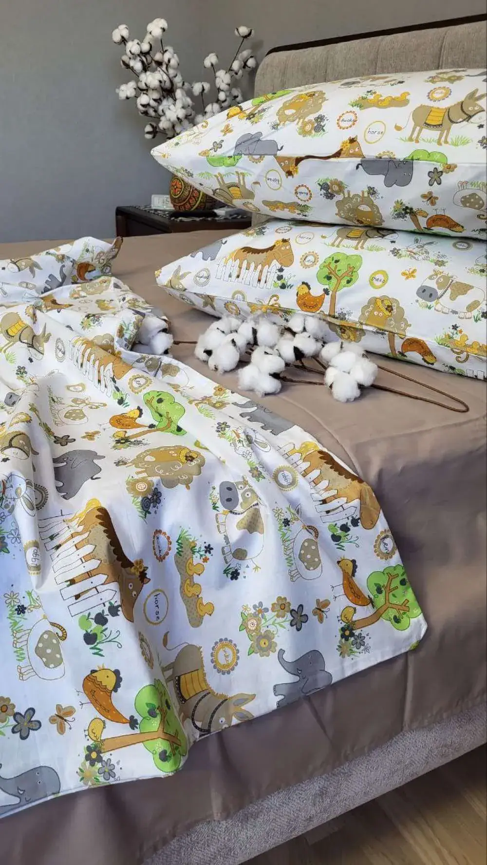 Детское постельное белье Веселая ферма, cotton (3)