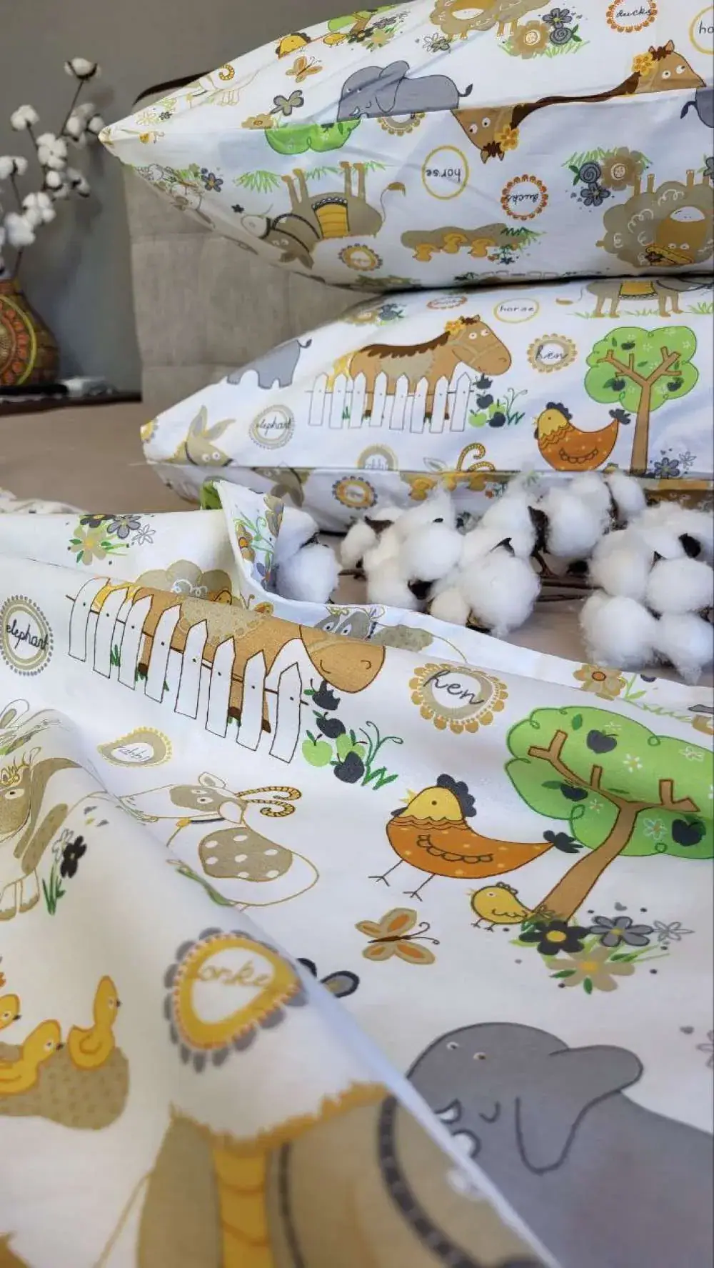 Детское постельное белье Веселая ферма, cotton (6)