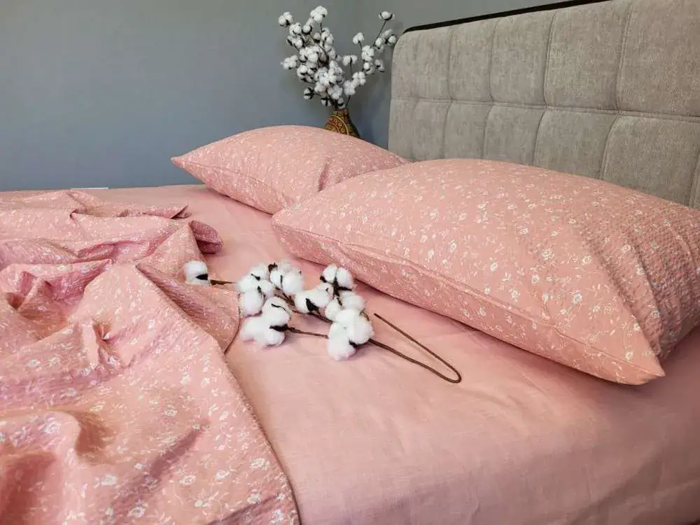 Комплект постельного белья Марсель персик, GOFRE DUO LOFT (2)