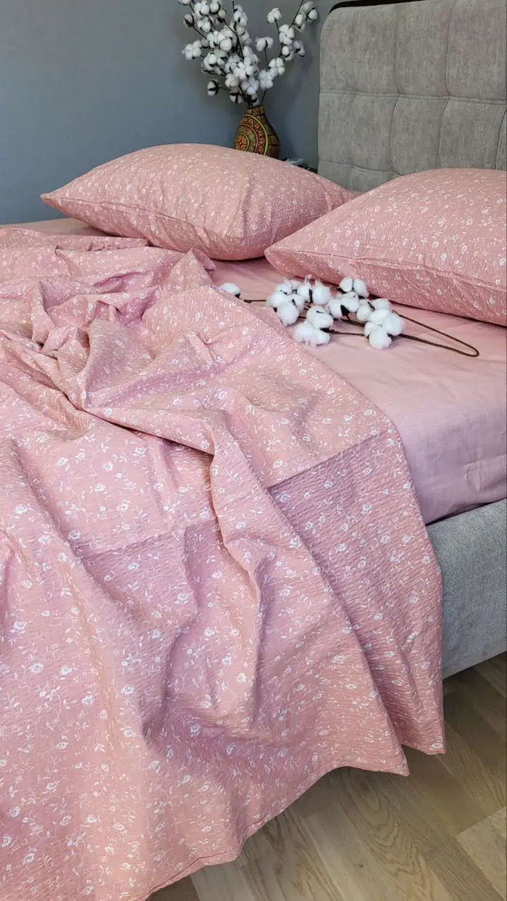 Комплект постельного белья Марсель персик, GOFRE DUO LOFT (5)