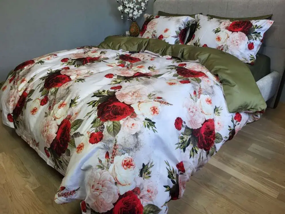 Элитное постельное белье Сатин PREMIUM ROSE (4)
