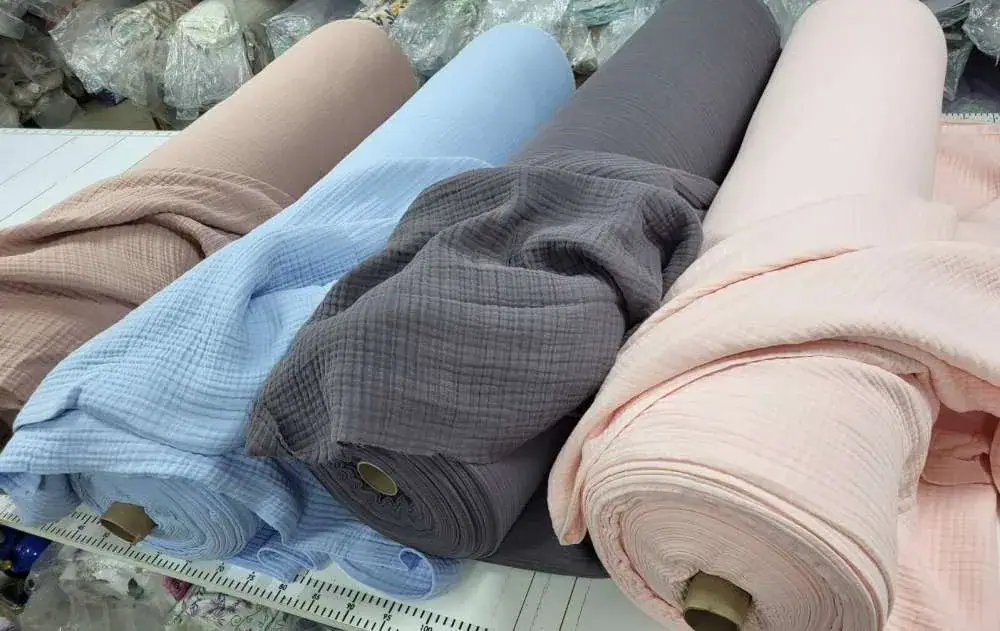 Комплект елітної постільної білизни SKY BLUE, MUSLIN (2)