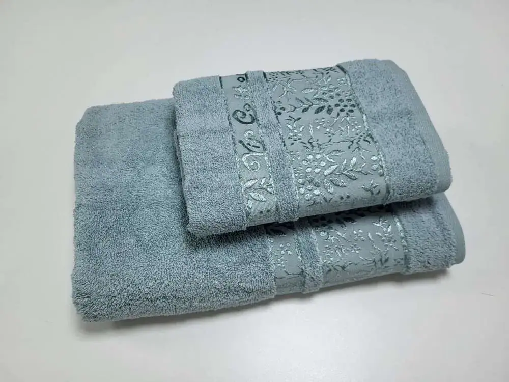 Махрові рушники VIP COTTON ROWAN кольору ментол (2)