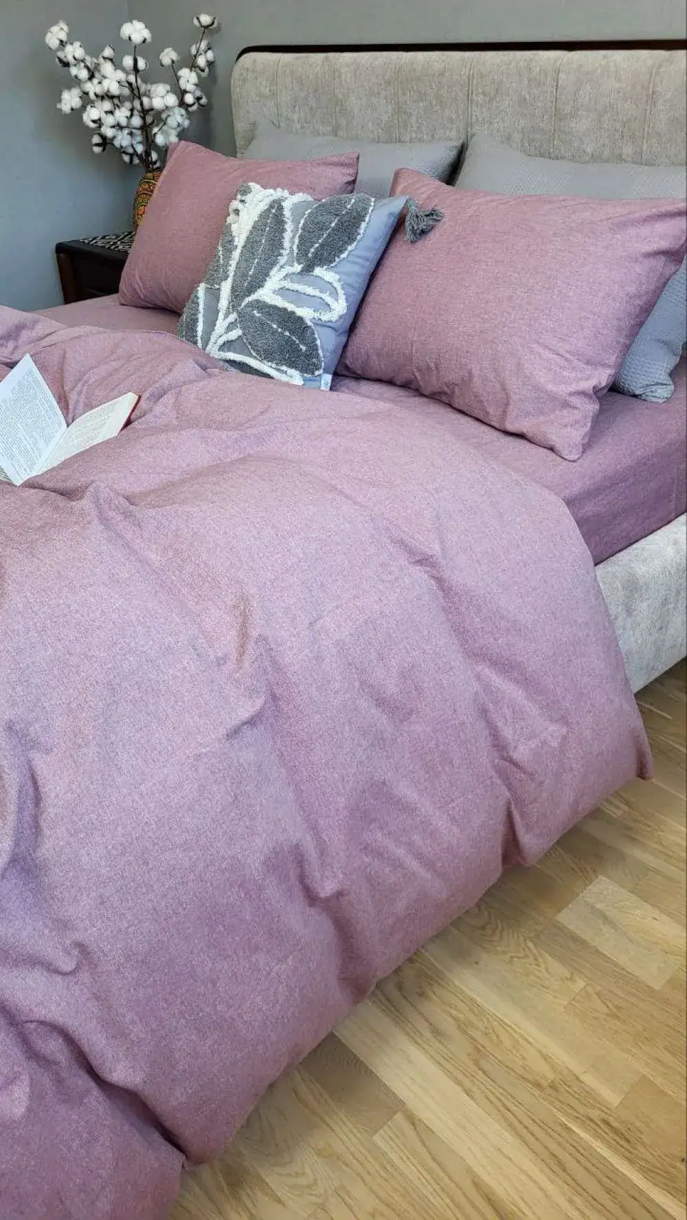 Комплект постельного белья Mauve, Washed Cotton W1181 (5)
