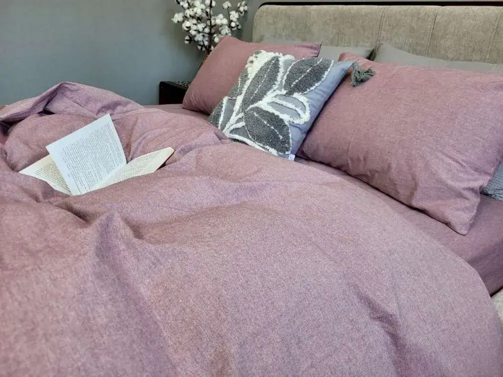 Комплект постельного белья Mauve, Washed Cotton W1181 (7)