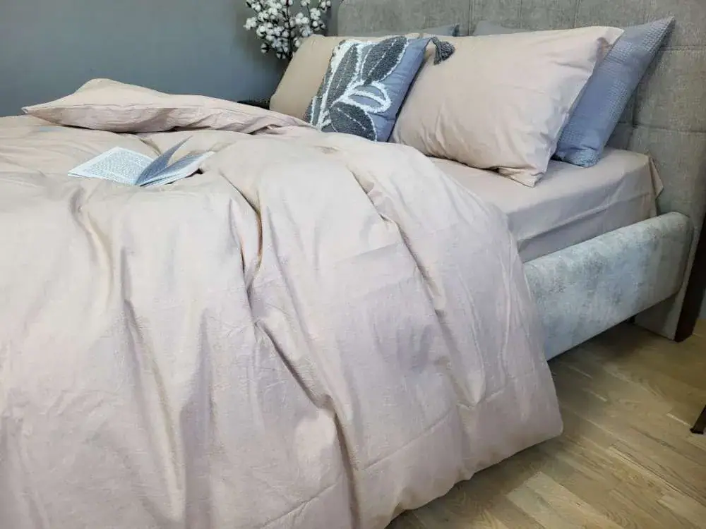 Комплект постільної білизни з вареної бавовни Cappuccino W1331 (4)