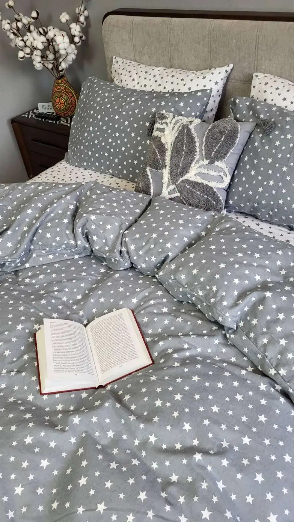 Комплект постільної білизни Зіронька сірий, Turkish flannel (3)