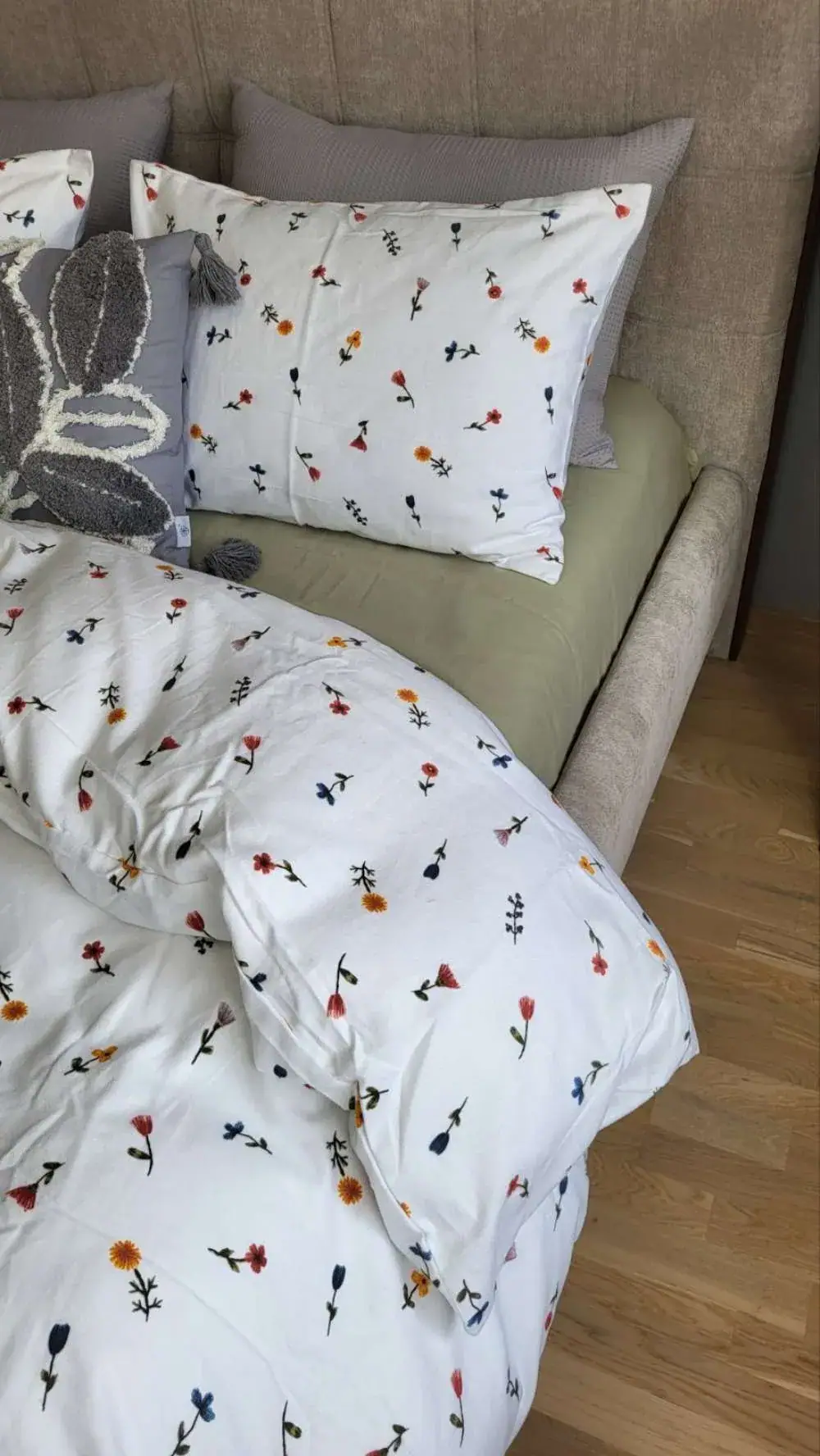 Комплект постільної білизни з фланелі Брілла/фісташка, Turkish flannel (3)