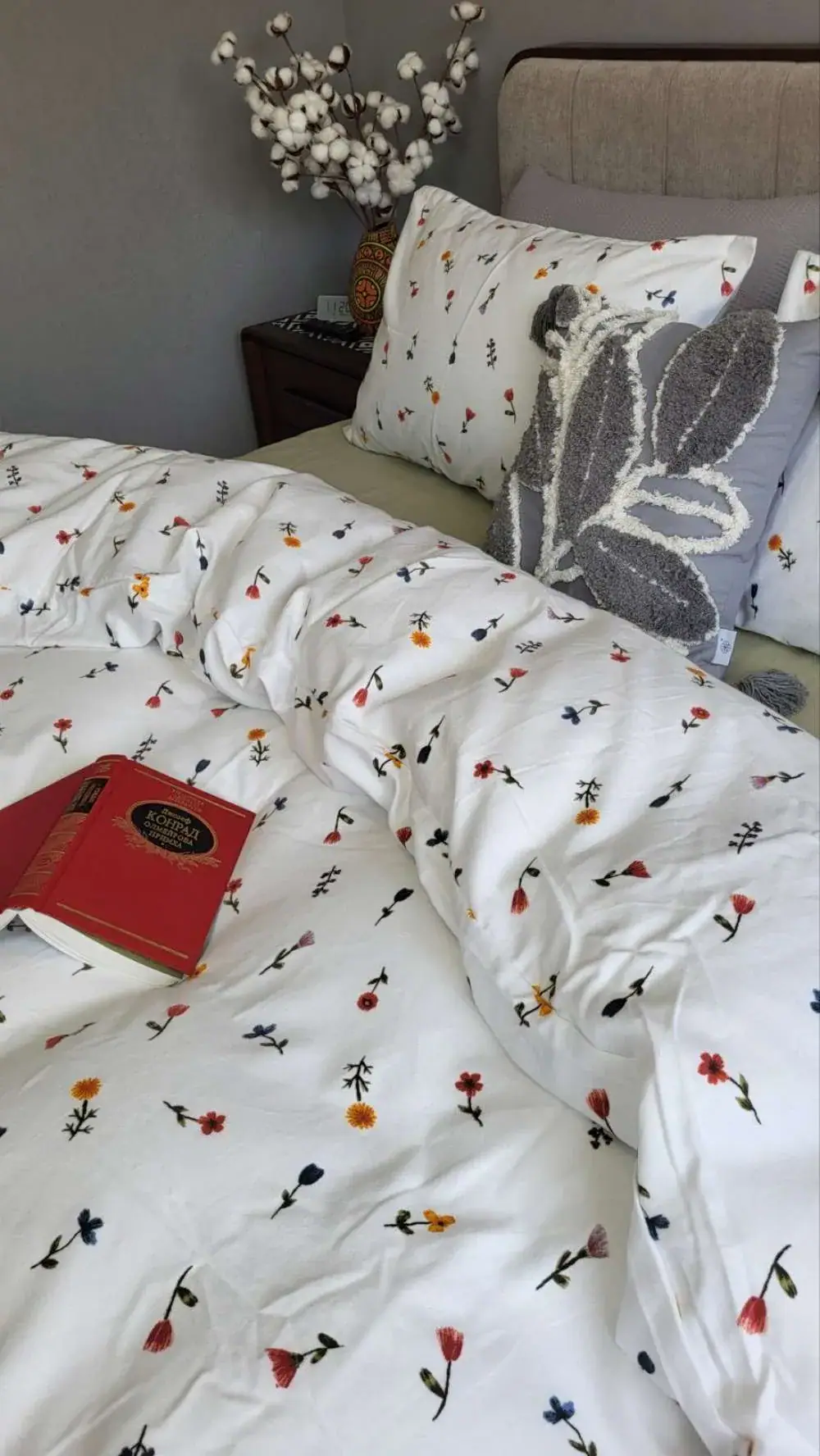 Комплект постільної білизни з фланелі Брілла/фісташка, Turkish flannel (7)