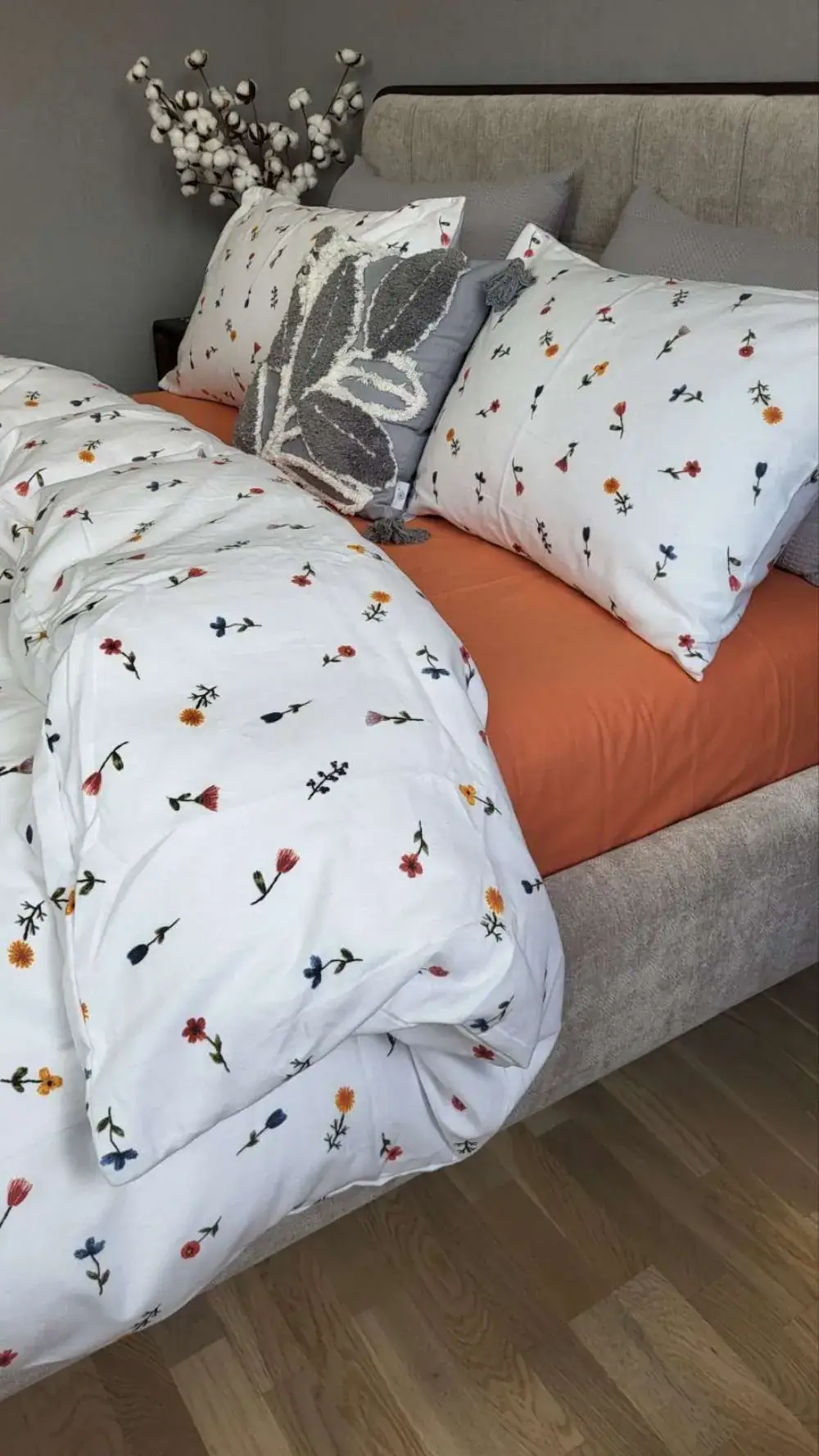 Комплект постільної білизни з фланелі Брілла/оранж. Turkish flannel (3)