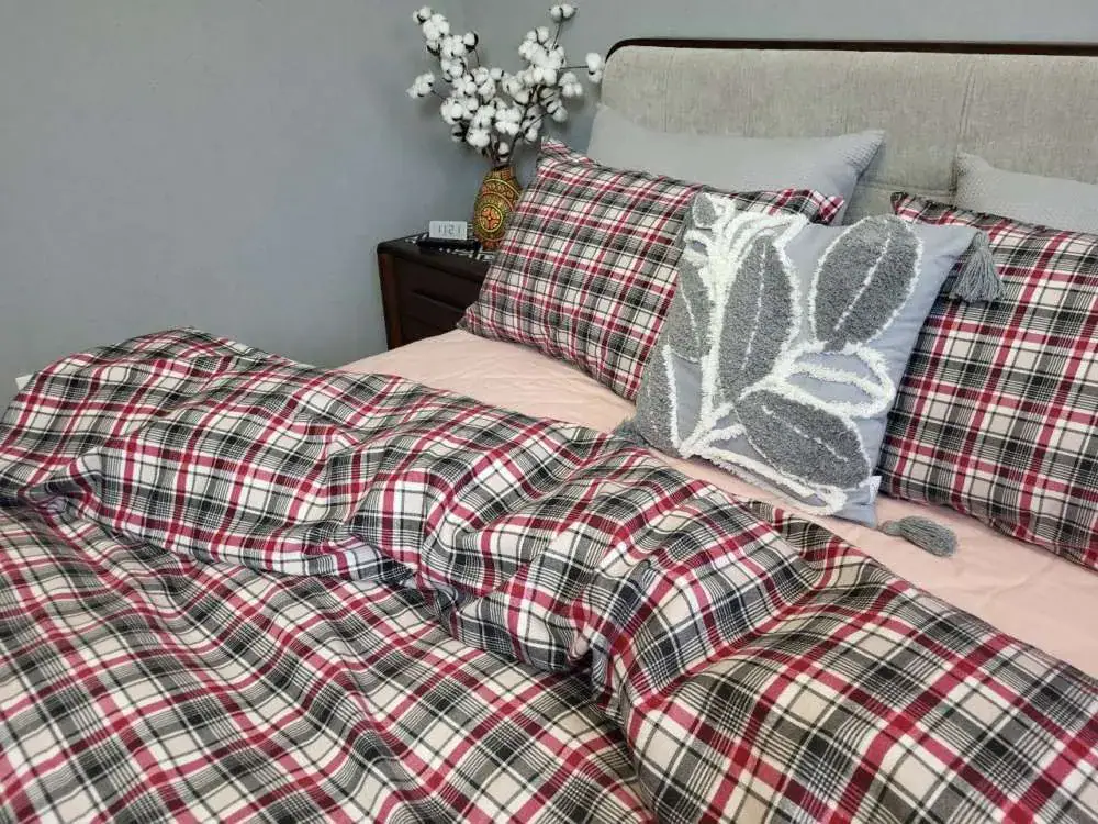 Комплект постільної білизни з фланелі Фагот/пудров., Turkish flannel (2)