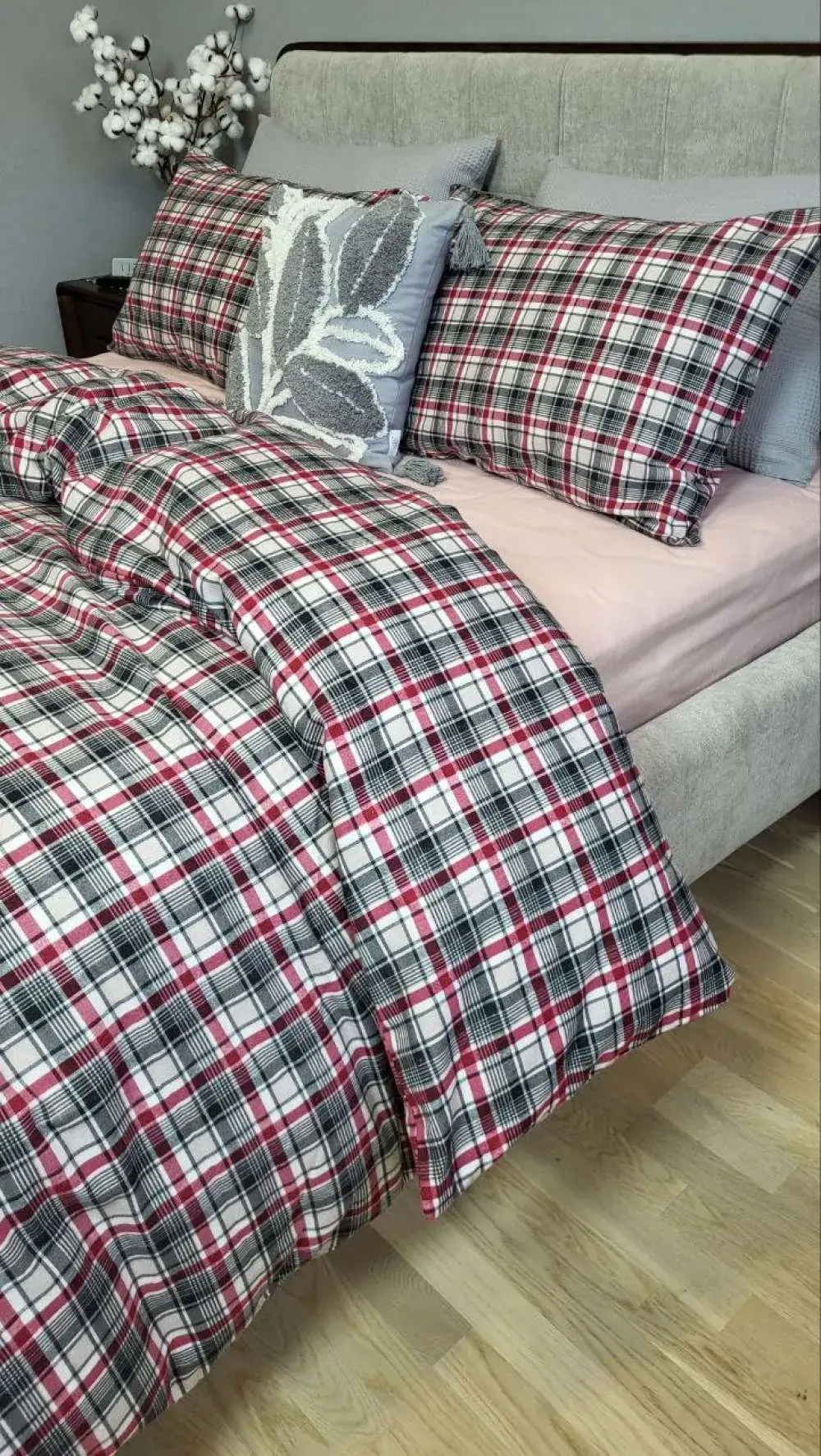 Комплект постільної білизни з фланелі Фагот/пудров., Turkish flannel (4)