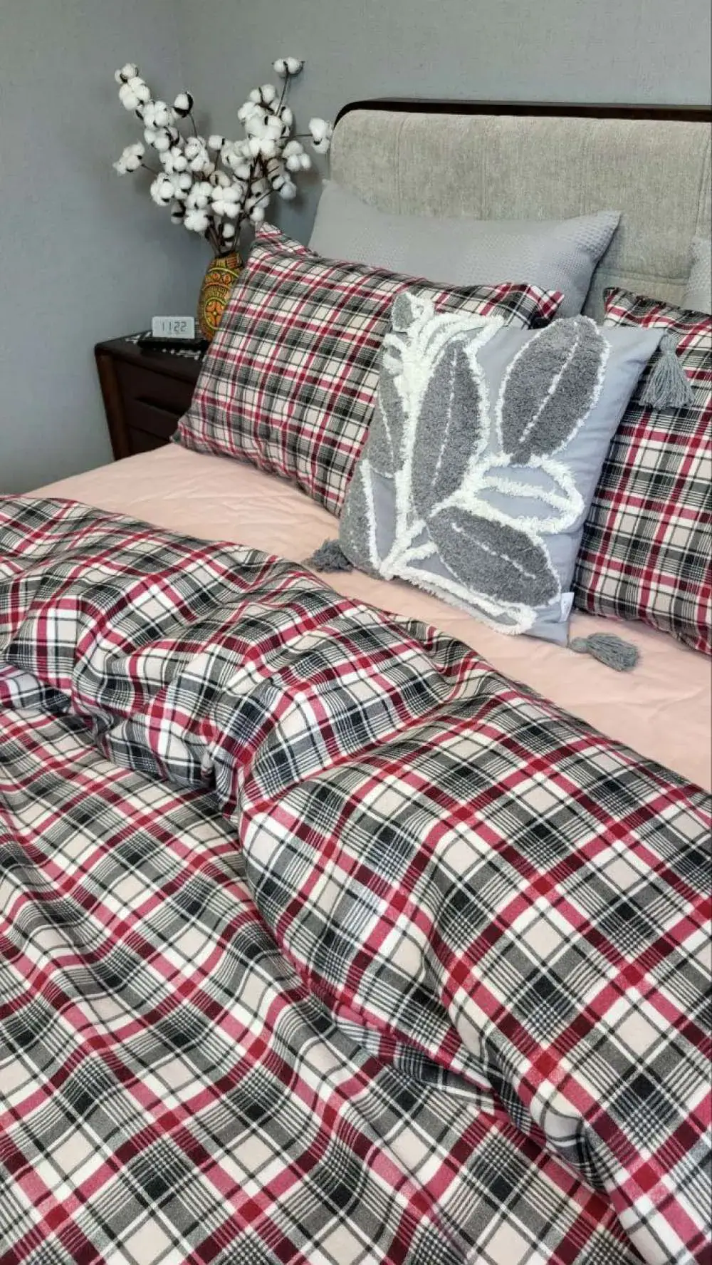 Комплект постільної білизни з фланелі Фагот/пудров., Turkish flannel (7)