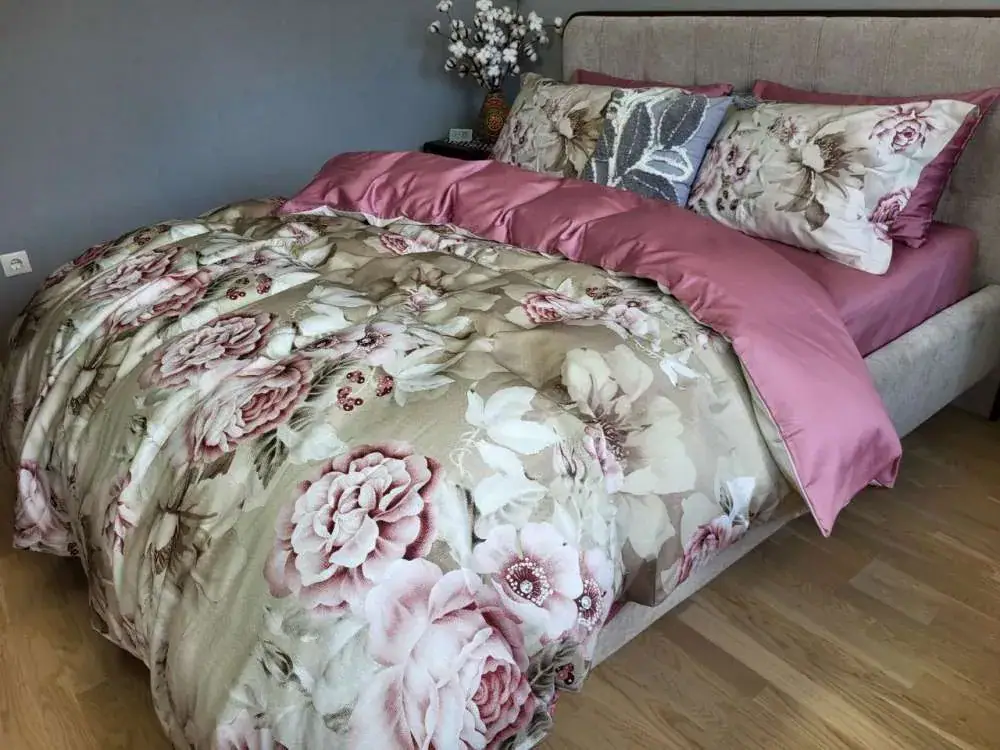 Элитное постельное белье Сатин PREMIUM, QUEEN (2)