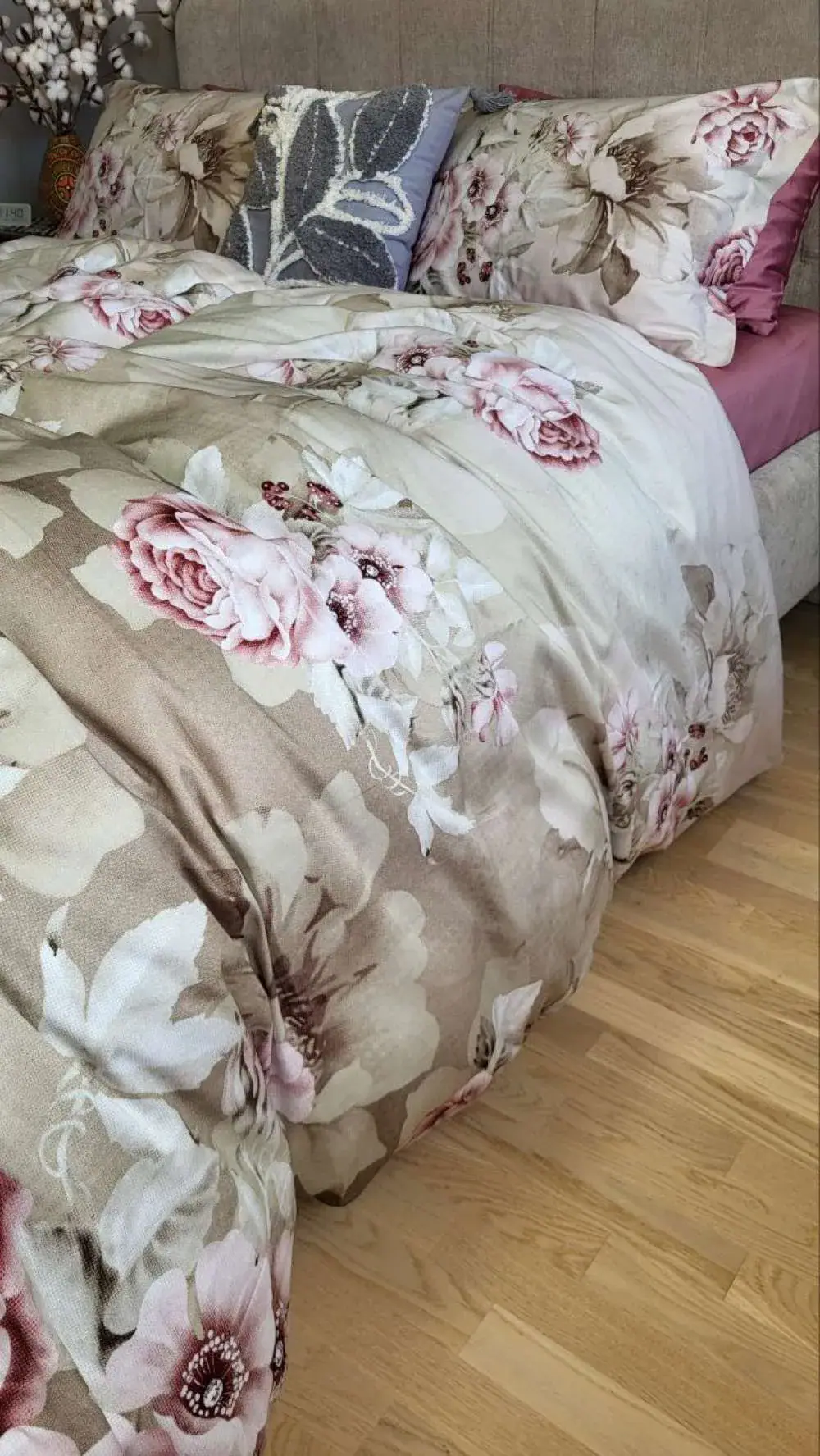 Элитное постельное белье Сатин PREMIUM, QUEEN (5)