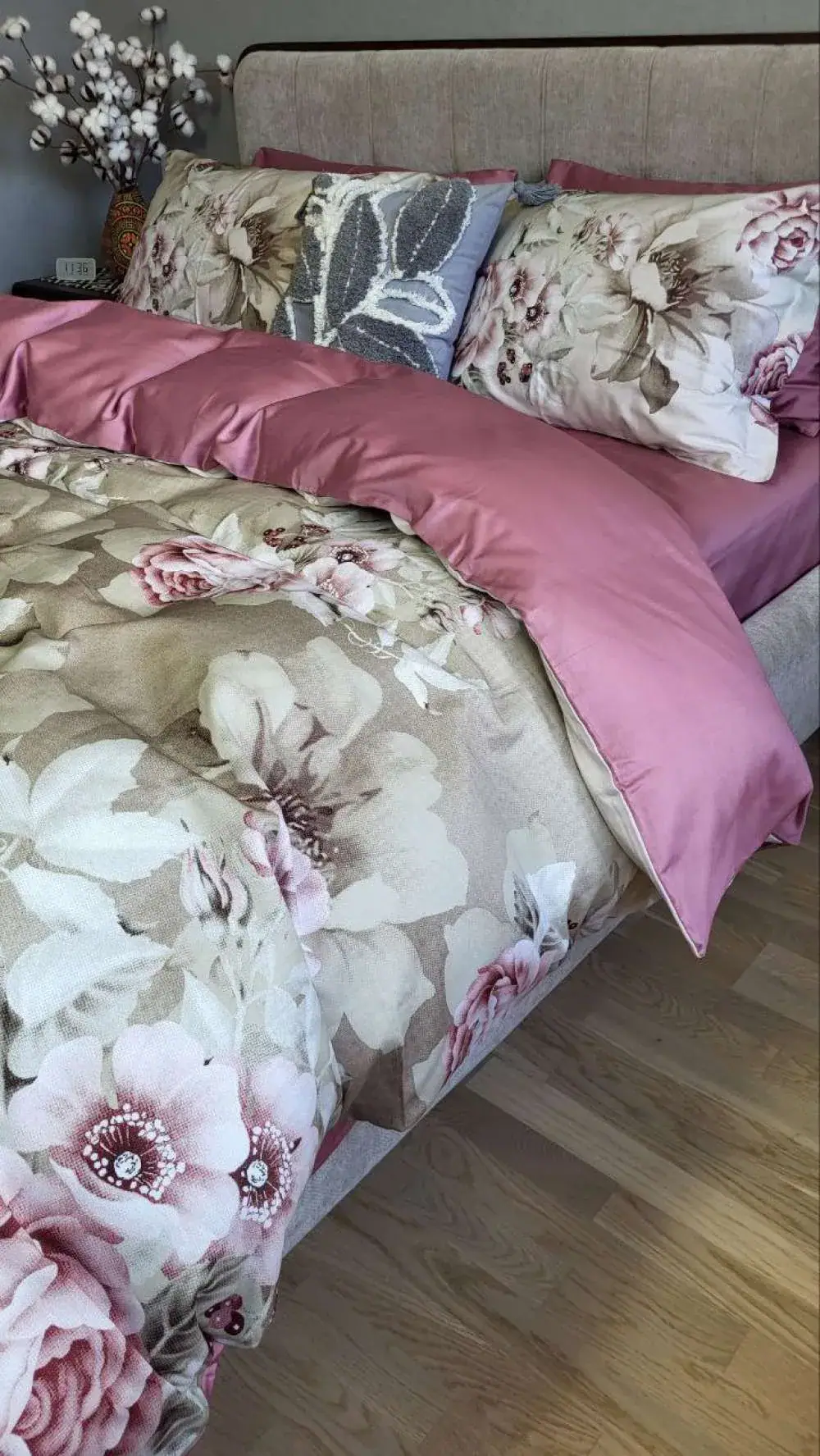 Элитное постельное белье Сатин PREMIUM, QUEEN (7)