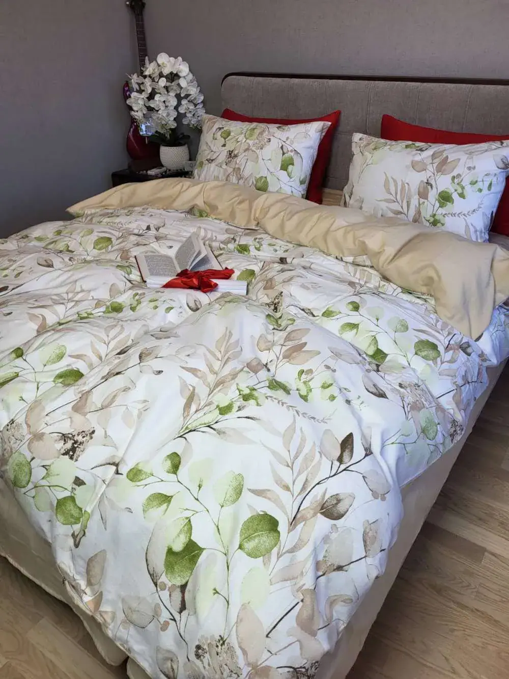 Комплект постільної білизни CAMILLA/бежевий пісок, Turkish flannel (3)