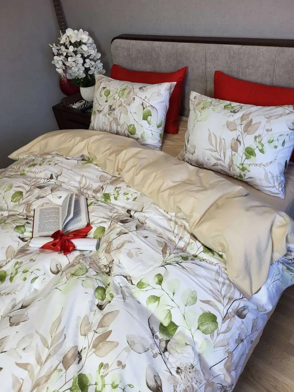 Комплект постільної білизни CAMILLA/бежевий пісок, Turkish flannel (7)