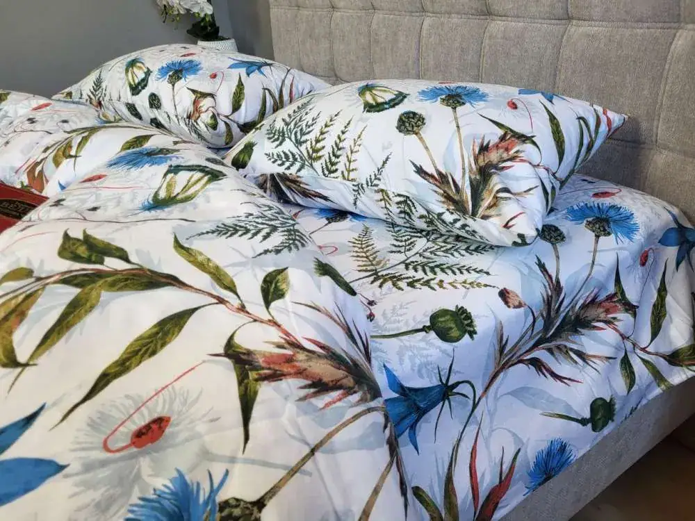 Комплект постільної білизни з фланелі Волошки, Turkish flannel (2)