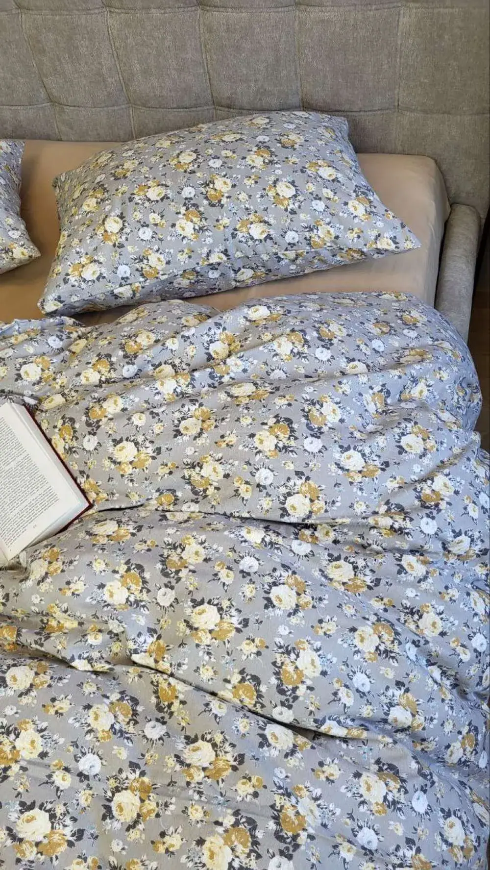 Комплект постельного белья из фланели Фанси/беж (2)