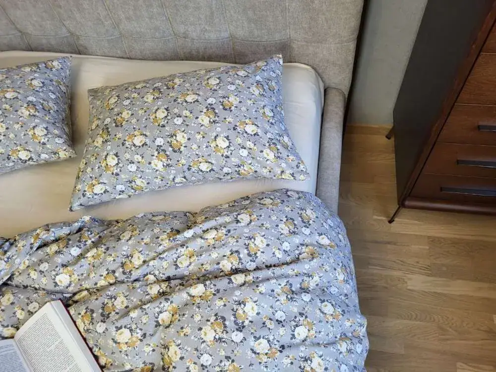 Комплект постільної білизни з фланелі Фансі/шампань Turkish flannel цільн. (5)