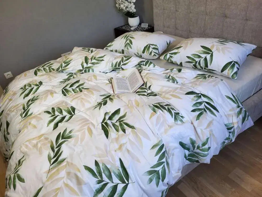 Комплект постільної білизни з фланелі Лавр/шампань Turkish flannel (4)