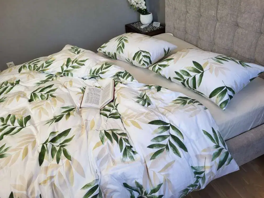 Комплект постільної білизни з фланелі Лавр/шампань Turkish flannel (5)