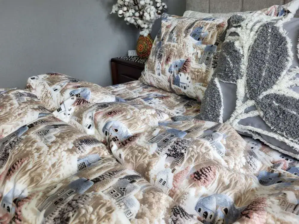 Комплект постільної білизни Фантазія Turkish flannel (4)
