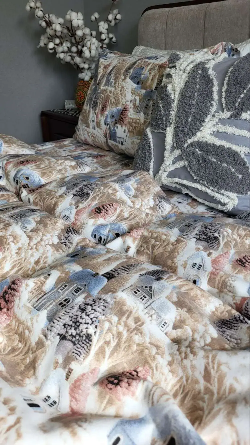 Комплект постільної білизни Фантазія Turkish flannel (6)