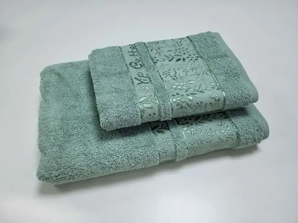 Махрові рушники VIP COTTON ROWAN, м'ята (2)