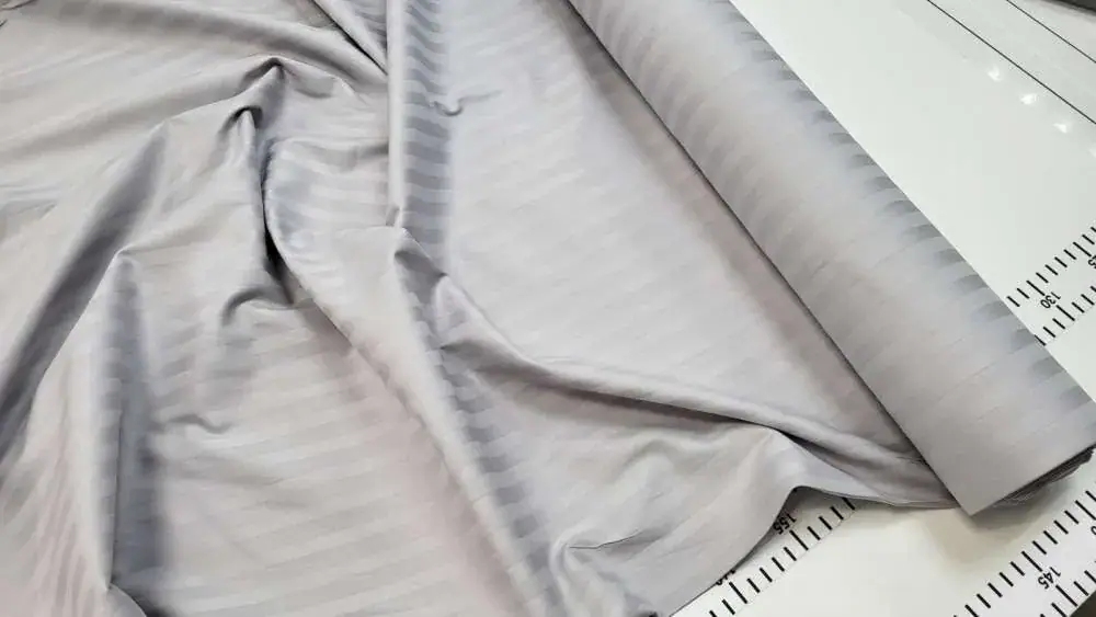 Комплект постільної білизни Stripe LUX GRAY PEARL 1x1см (2)