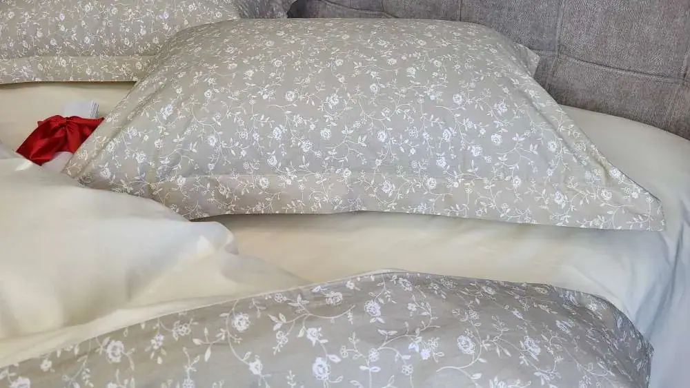 Елітна постільна білизна Provence beige, cotton (4)