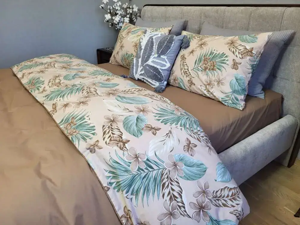 Элитное постельное белье Турецкий котон Пальма, cotton (3)
