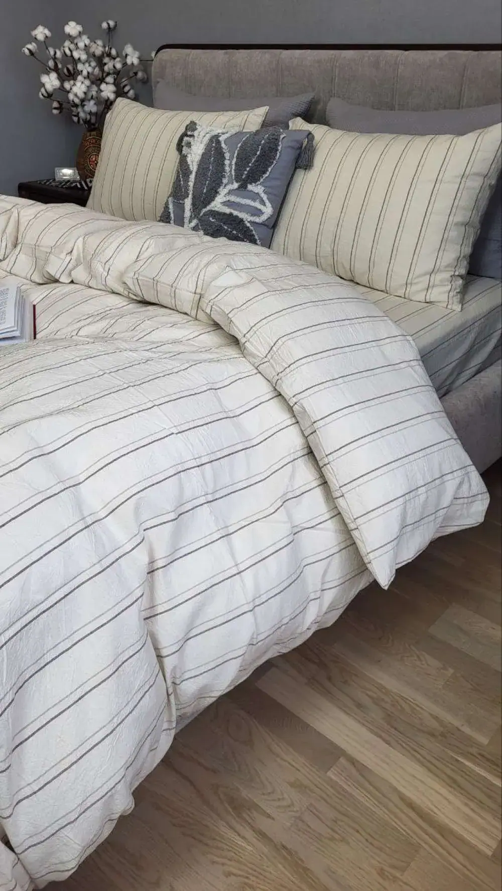 Комплект постельного белья Lines из washed cotton (6)