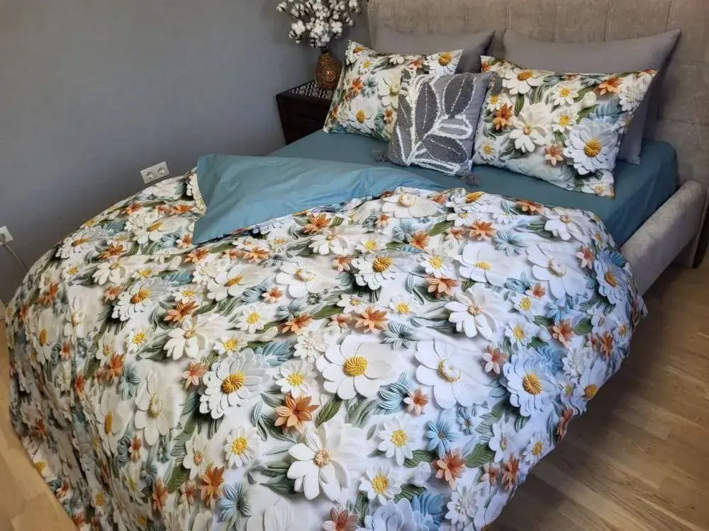 Комплект постільної білизни Декор, cotton 5D (8)