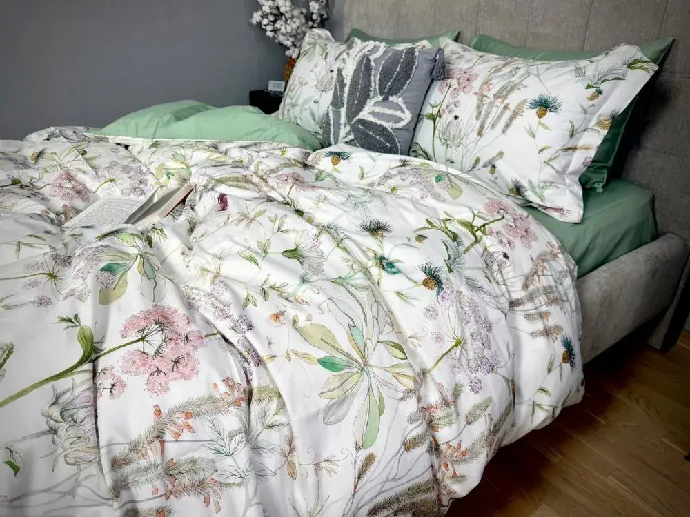 Комплект постільної білизни Сатин PREMIUM, BOUQUET (5)