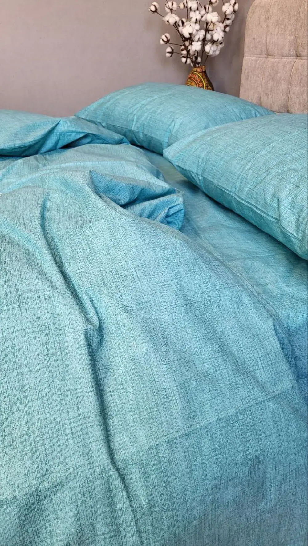 Комплект постільної білизни LOFT №173-74, cotton з наволочками 50x70 (7)