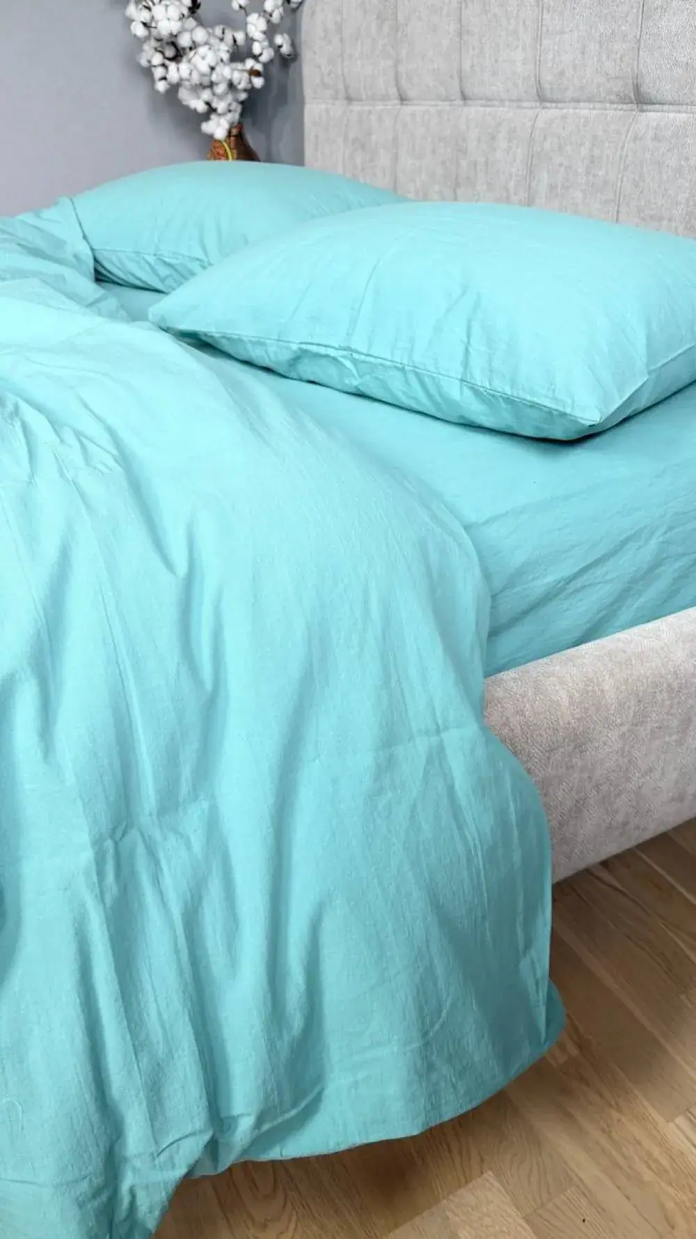 Комплект постільної білизни Sea breeze, LUXURY Washed (6)