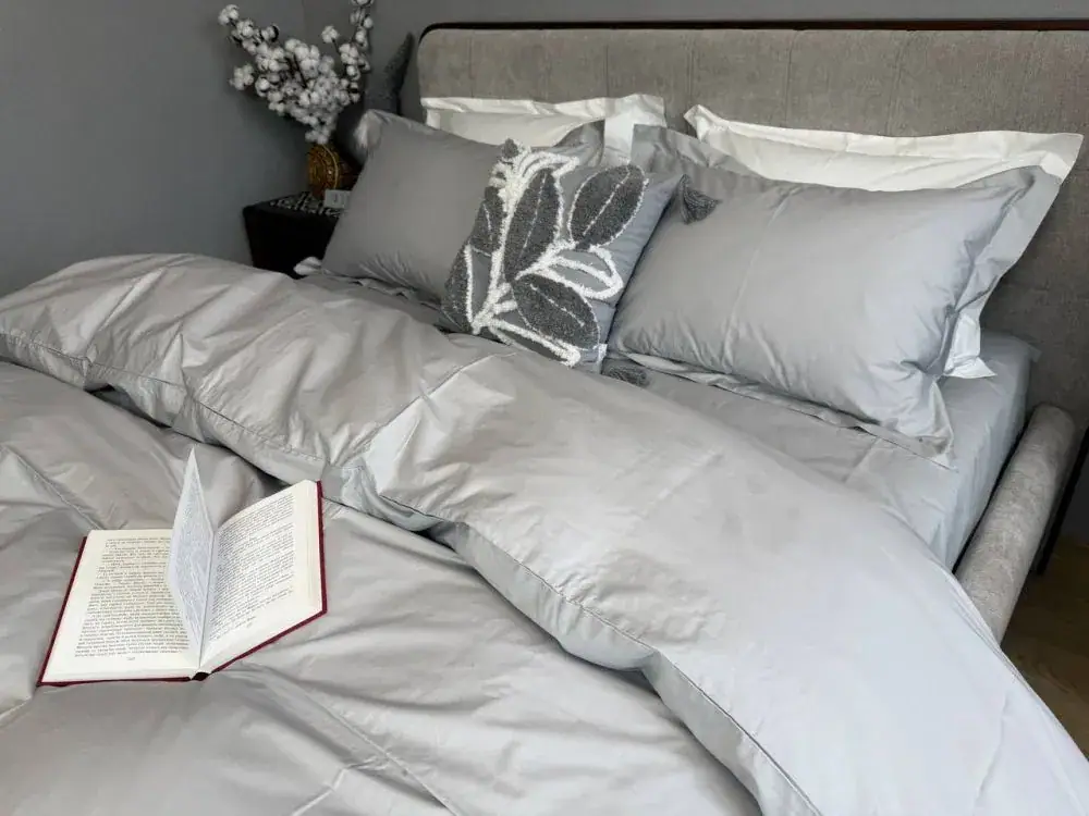 Комплект элитного постельного белья PERCALE PREMIUM Gray P147 (2)