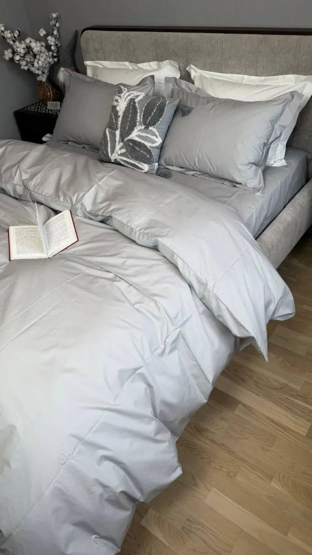 Комплект элитного постельного белья PERCALE PREMIUM Gray P147 (6)