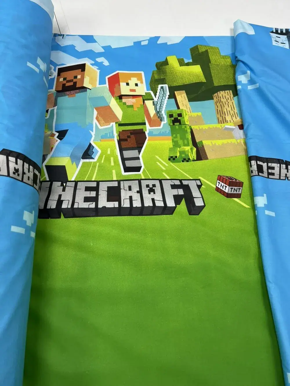 Комплект дитячої постільної білизни Minecraft з ранфорсу (3)